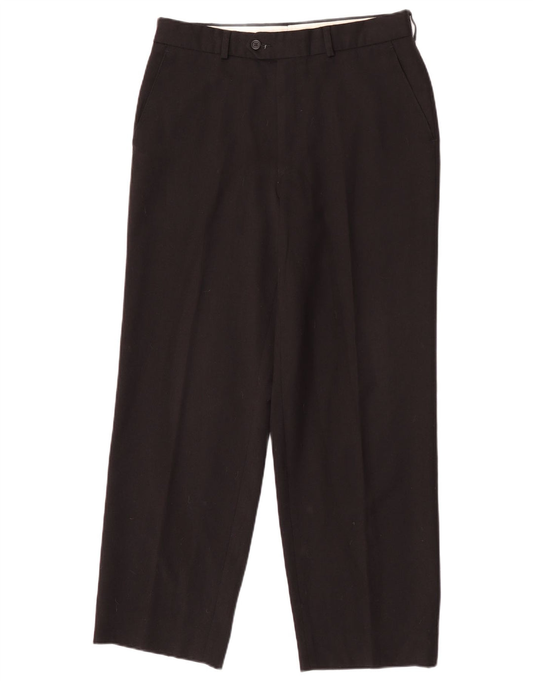 Marks & Spencer Herre St. Michael Straight Suit Bukser W32 L28 Sort Uld