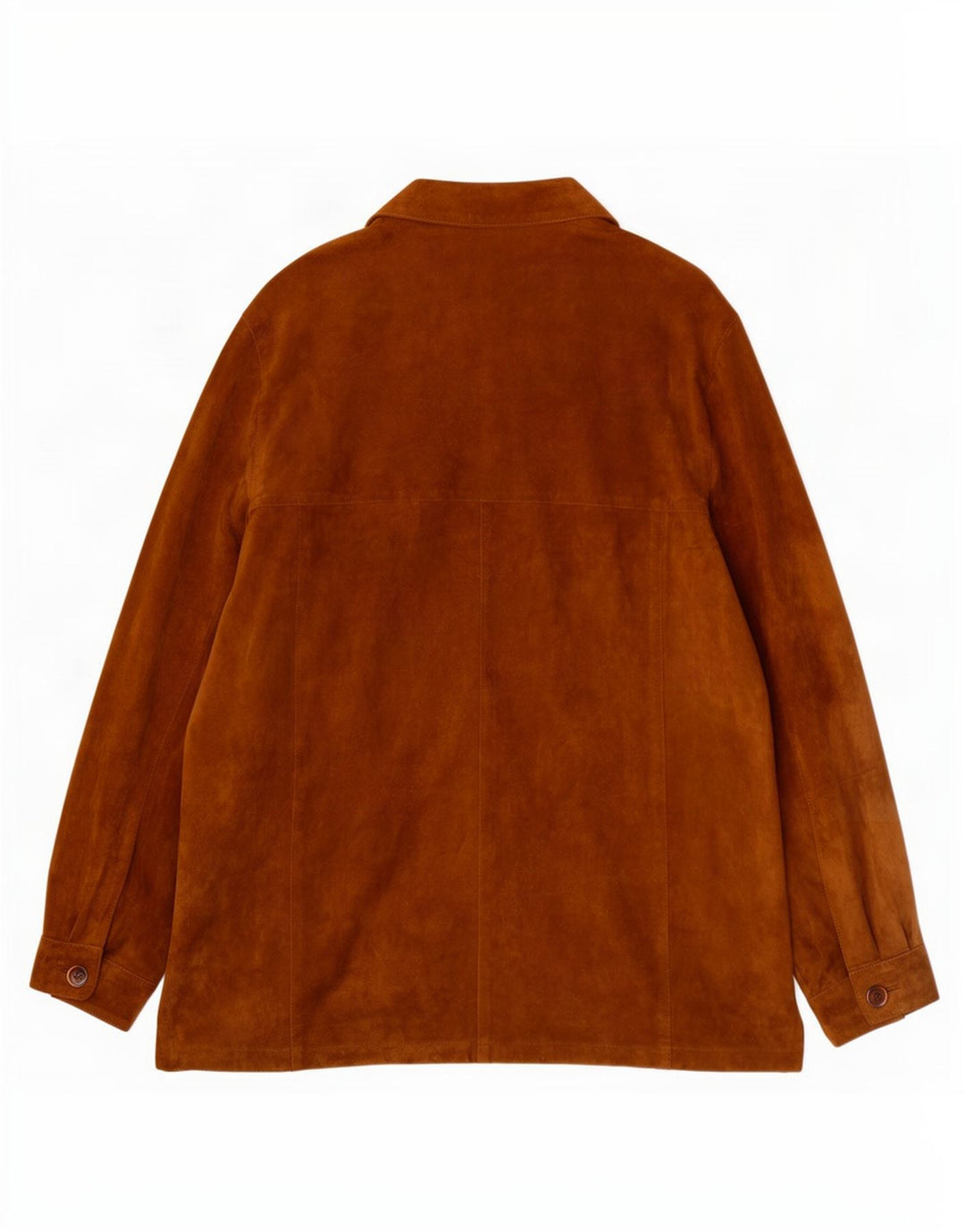 Vintage dame ruskindsjakke IT 50 XL beige læder