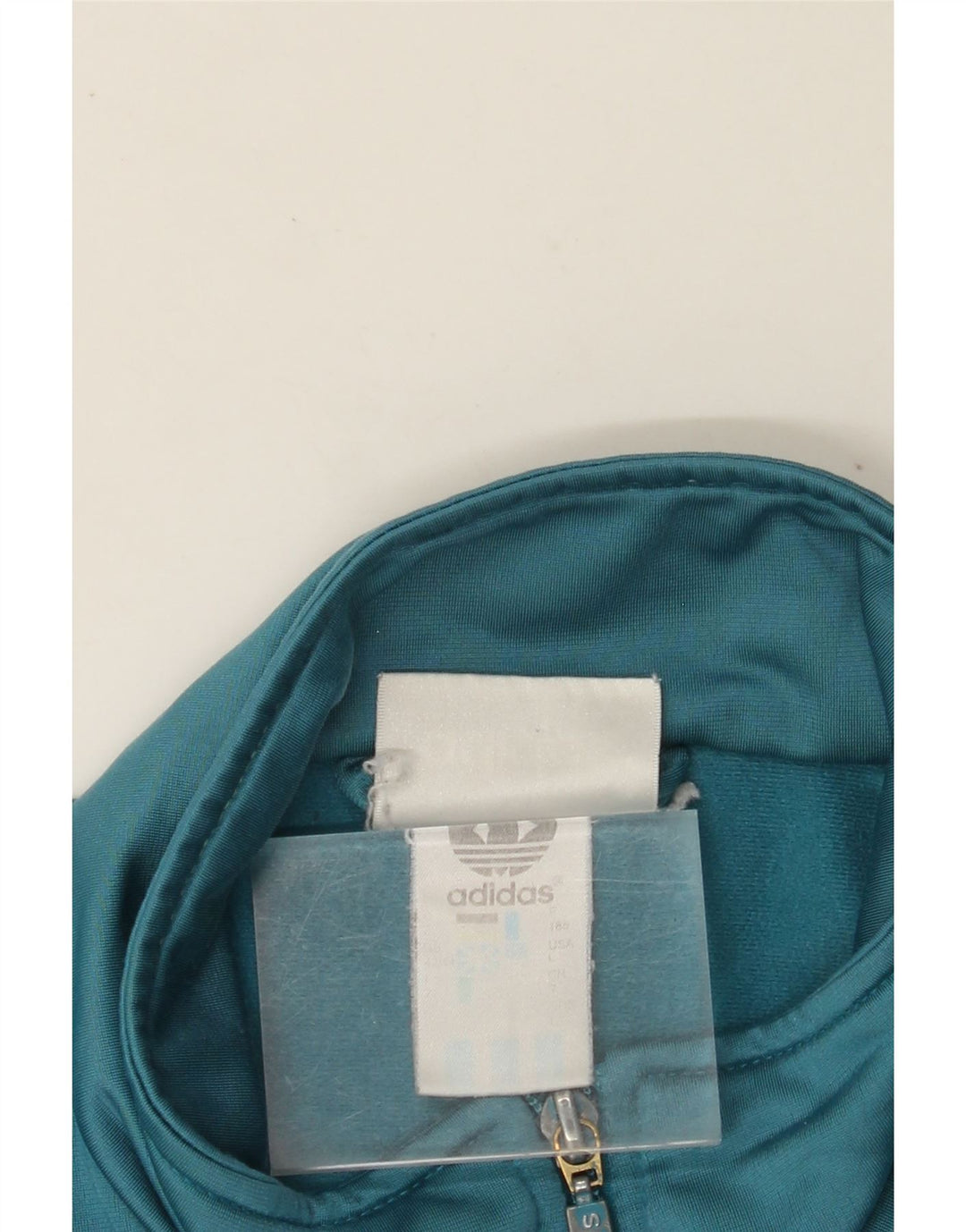 ADIDAS Træningsdragt til mænd Topjakke UK 42/44 Stor blå polyester