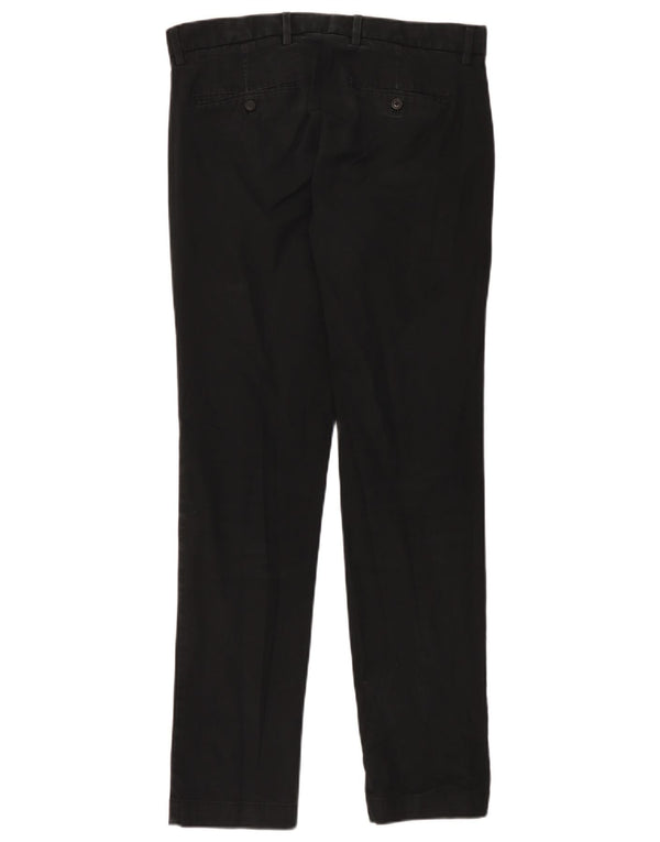Gap Mens Slim Fit Chino Trousers W30 L32 Black Cotton