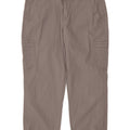Eddie Bauer Dame Cropped Trousers US 10 Large W34 L24 Grå Bomuld