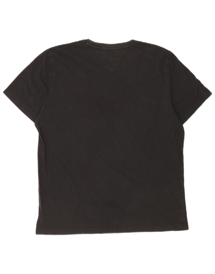 Tommy Hilfiger Herre T-Shirt Top XL Sort