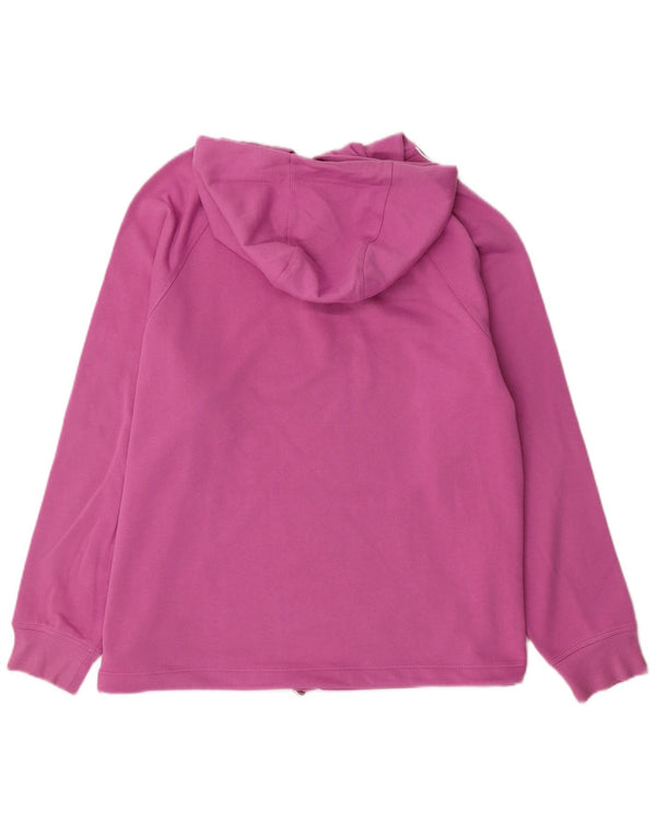 Calvin Klein Grafisk hættetrøje til kvinder UK 18 XL Pink Colourblock