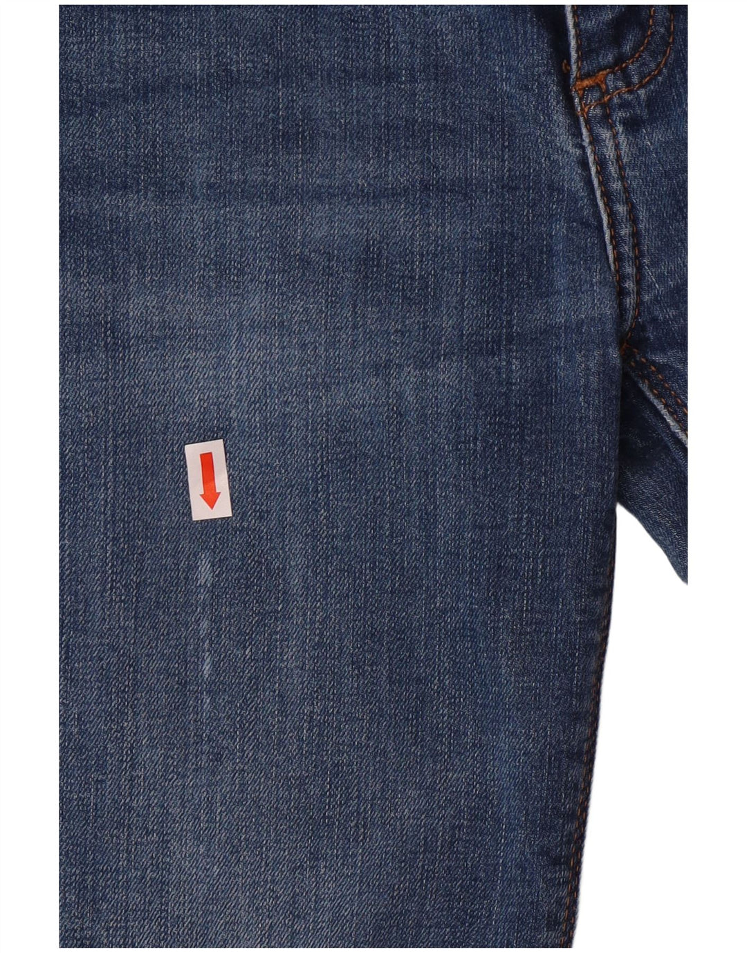 TOMMY HILFIGER Piger Skinny Jeans 7-8 år W24 L23 Blå Bomuld