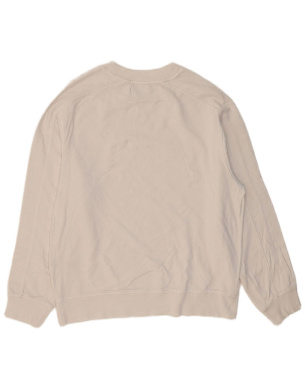 CALVIN KLEIN JEANS Sweatshirt til mænd Medium Hvid Bomuld