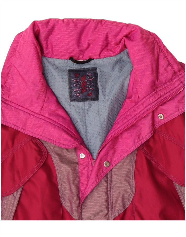VINTAGE Skijakke til mænd UK 44 2XL Rød Colourblock