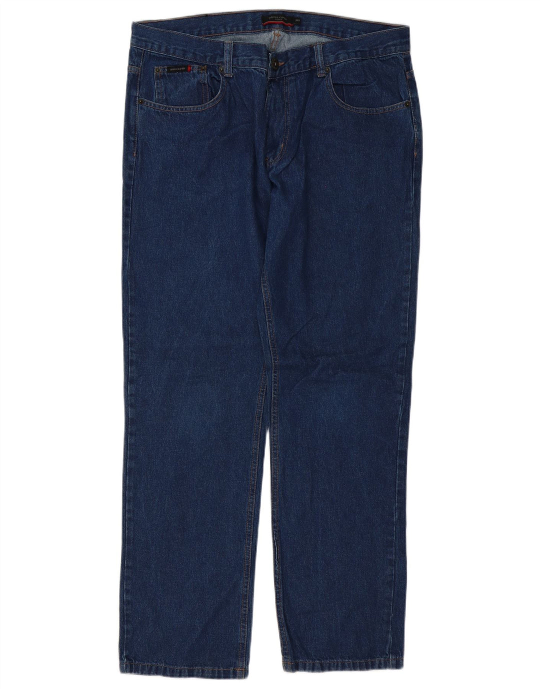 Pierre Cardin Straight Jeans til mænd W36 L32 blå bomuld