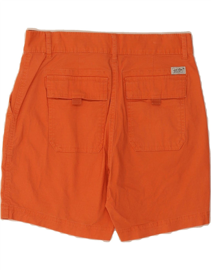EDDIE BAUER Womens Chino Shorts US 4 Small W30  Orange Cotton Vintage Eddie Bauer and Second-Hand Eddie Bauer from Messina Hembry 