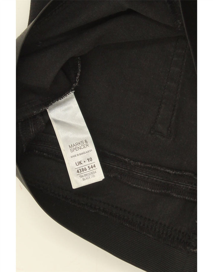 Marks & Spencer Dame denimnederdel UK 10 Small W30 Black Bomuld
