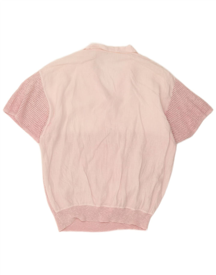 Vintage kortærmet herretrøje Medium Pink