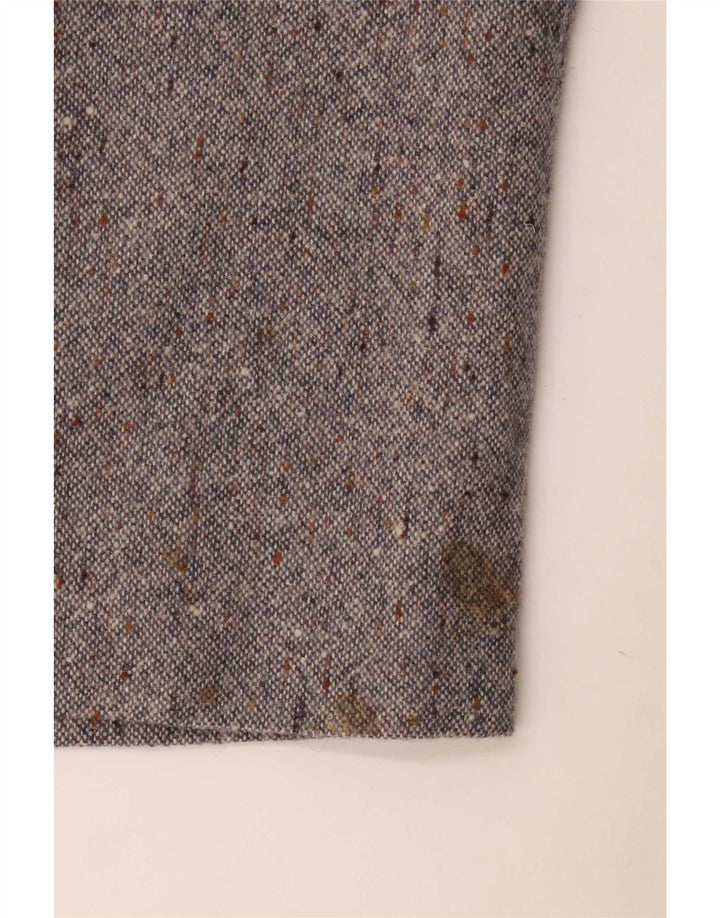 Vintage kvinders blyantnederdel Medium W30 Grå Flecked