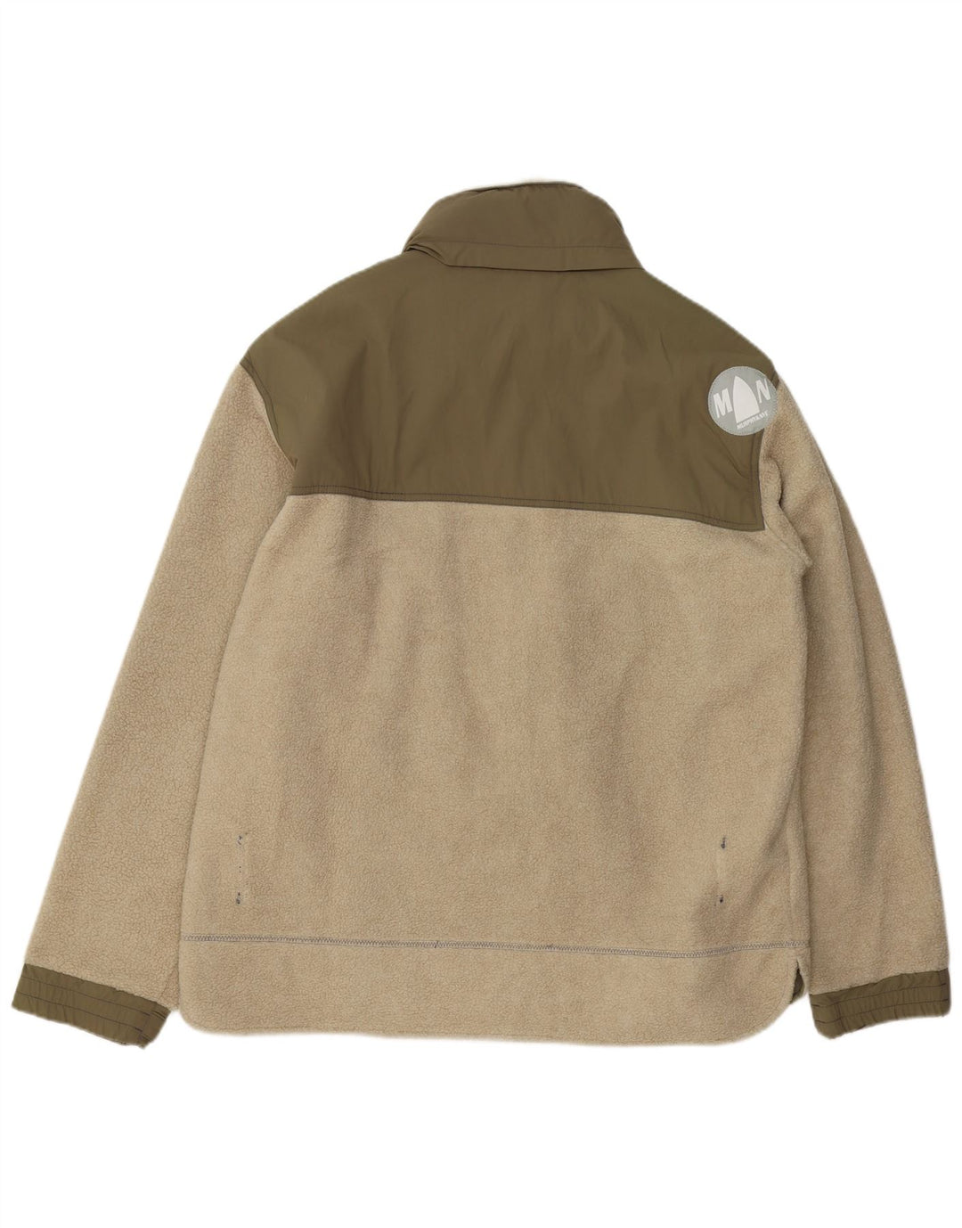 Murphy & Nye Herre Fleecejakke UK 44 2XL Grøn Colourblock Akryl