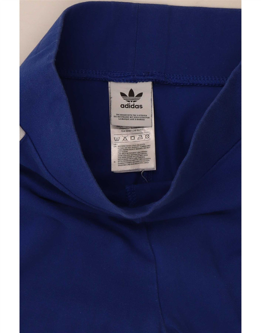 Adidas Dame Leggings UK 8 Small Blue Cotton