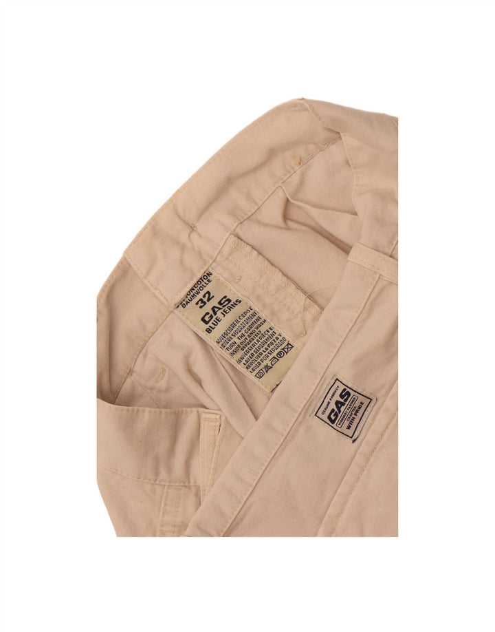 GAS Mens Straight Cargo Trousers W32 L33 Beige Cotton Vintage Gas and Second-Hand Gas from Messina Hembry 