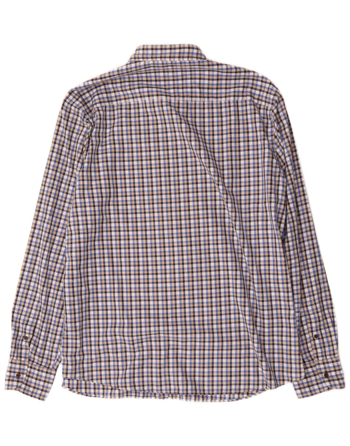 Massimo Dutti herreskjorte 2XL blå ternet