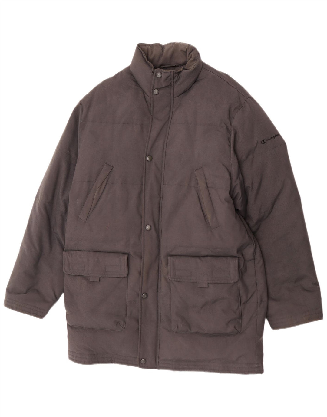 Champion Herre polstret frakke UK 38 Medium Sort Nylon