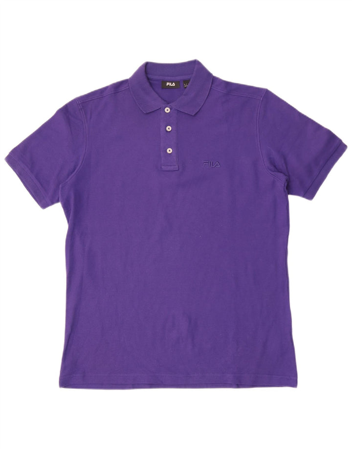 Fila Poloskjorte til mænd Medium Lilla Bomuld