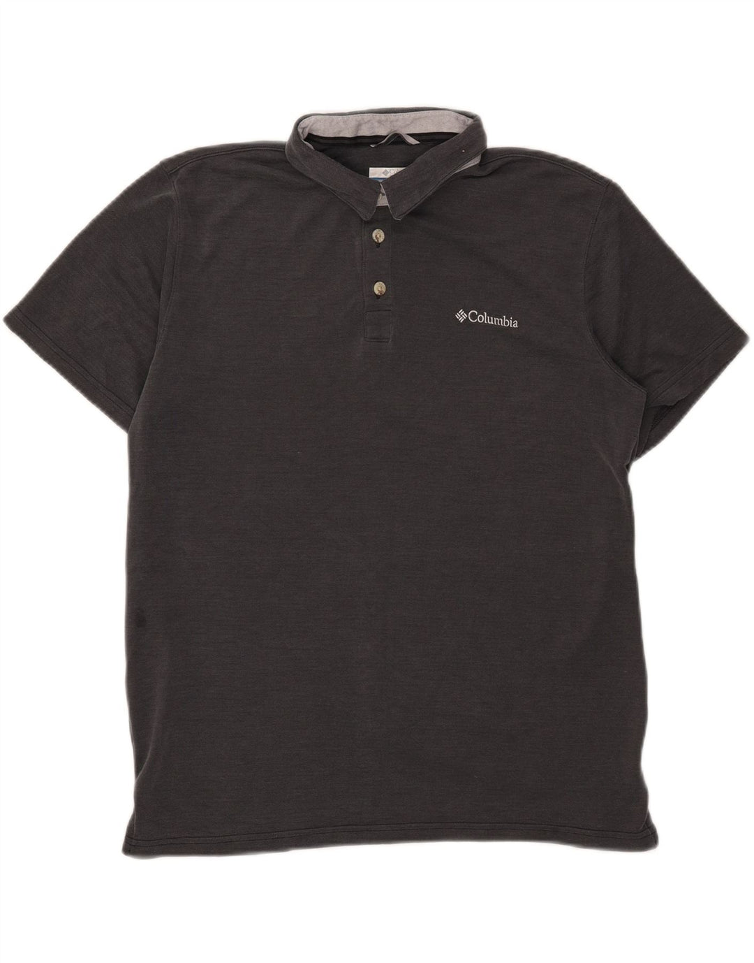 Columbia Herre Polo Shirt Stor Grå Modal