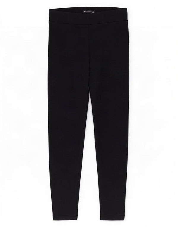 Marks & Spencer Womens Leggings UK 8 Small Navy Blue Polyester