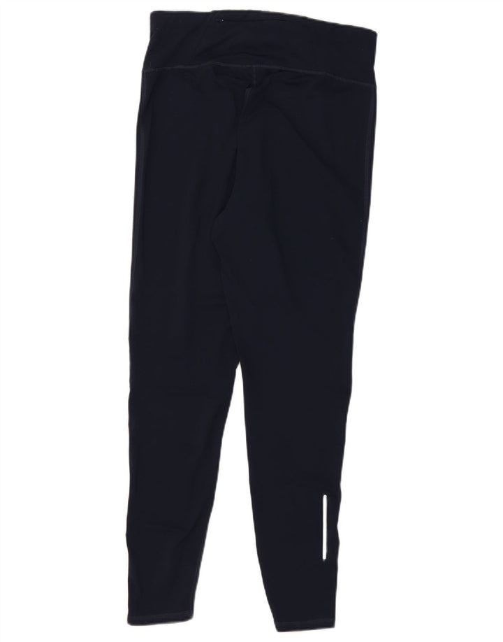 MARKS & SPENCER Dame Leggings UK 12 Medium Navy Blue Polyester
