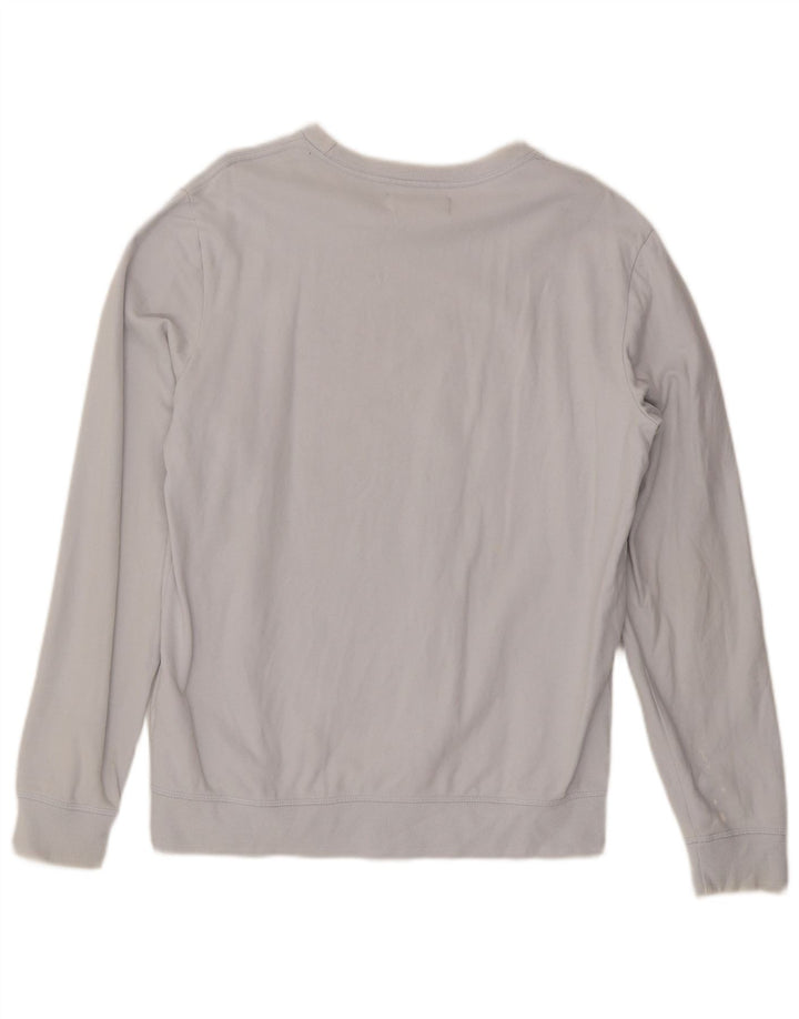 ALL SAINTS Herre Sweatshirt Jumper Lille Blå Bomuld