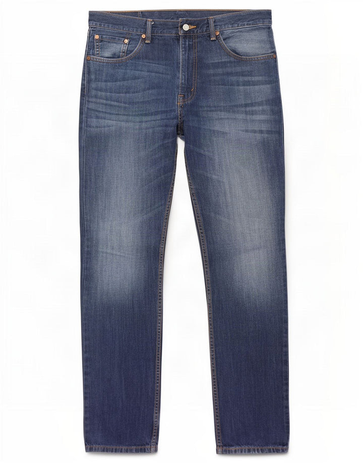 Levi's Slim Jeans til mænd W36 L34 blå bomuld