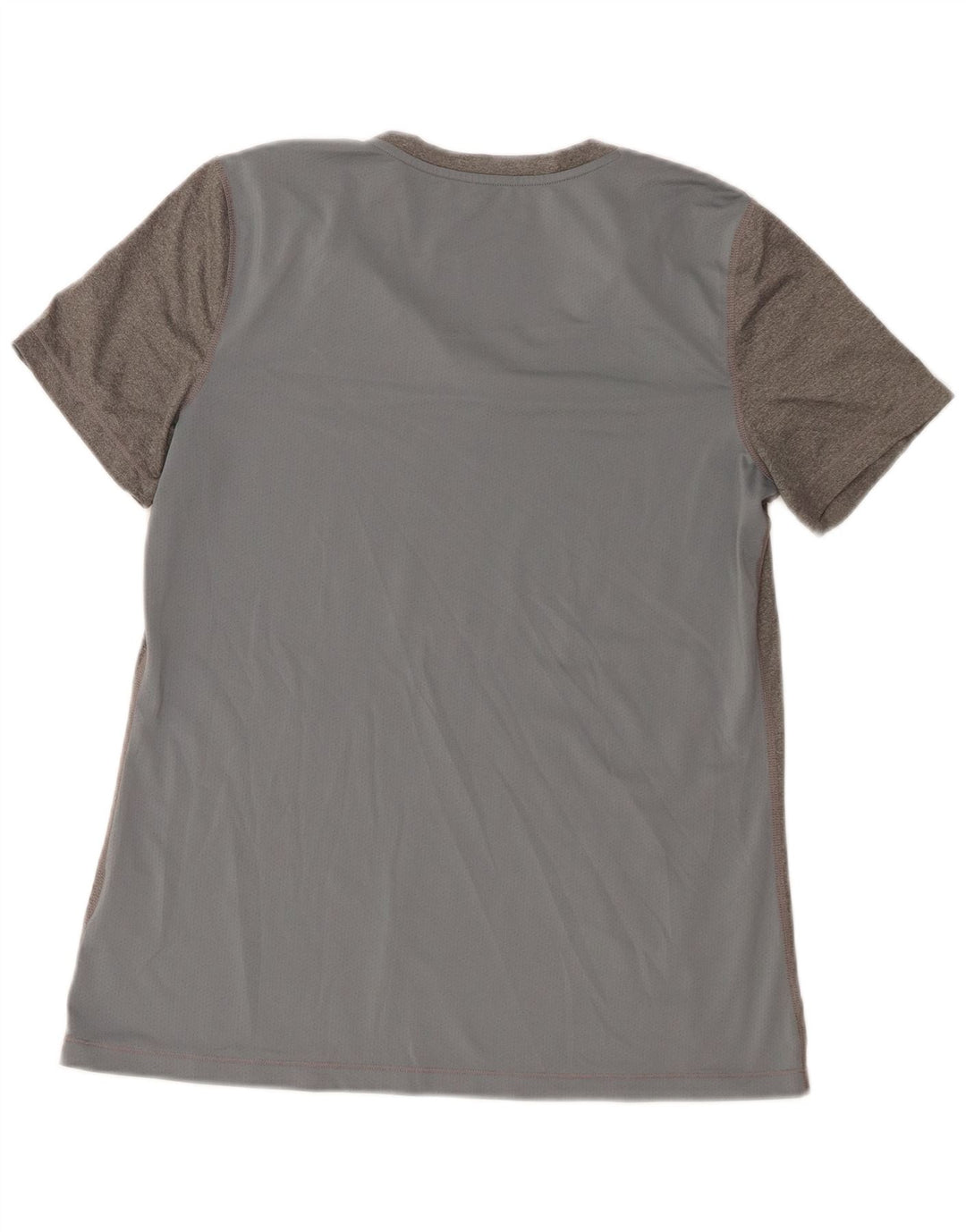 Nike Dame Dri Fit T-Shirt Top UK 14 Stor Grå Polyester