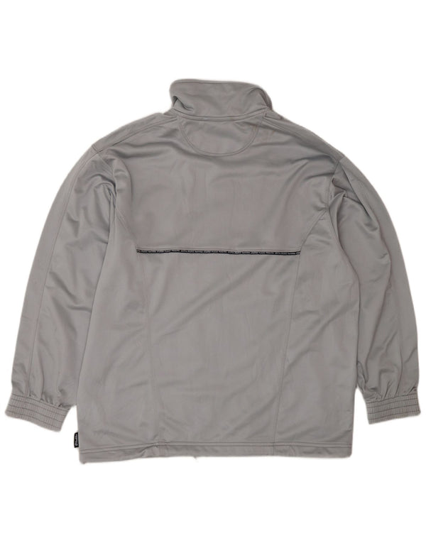 Lotto Womens Oversized træningsdragt Topjakke UK 16 Stor Grå Colourblock