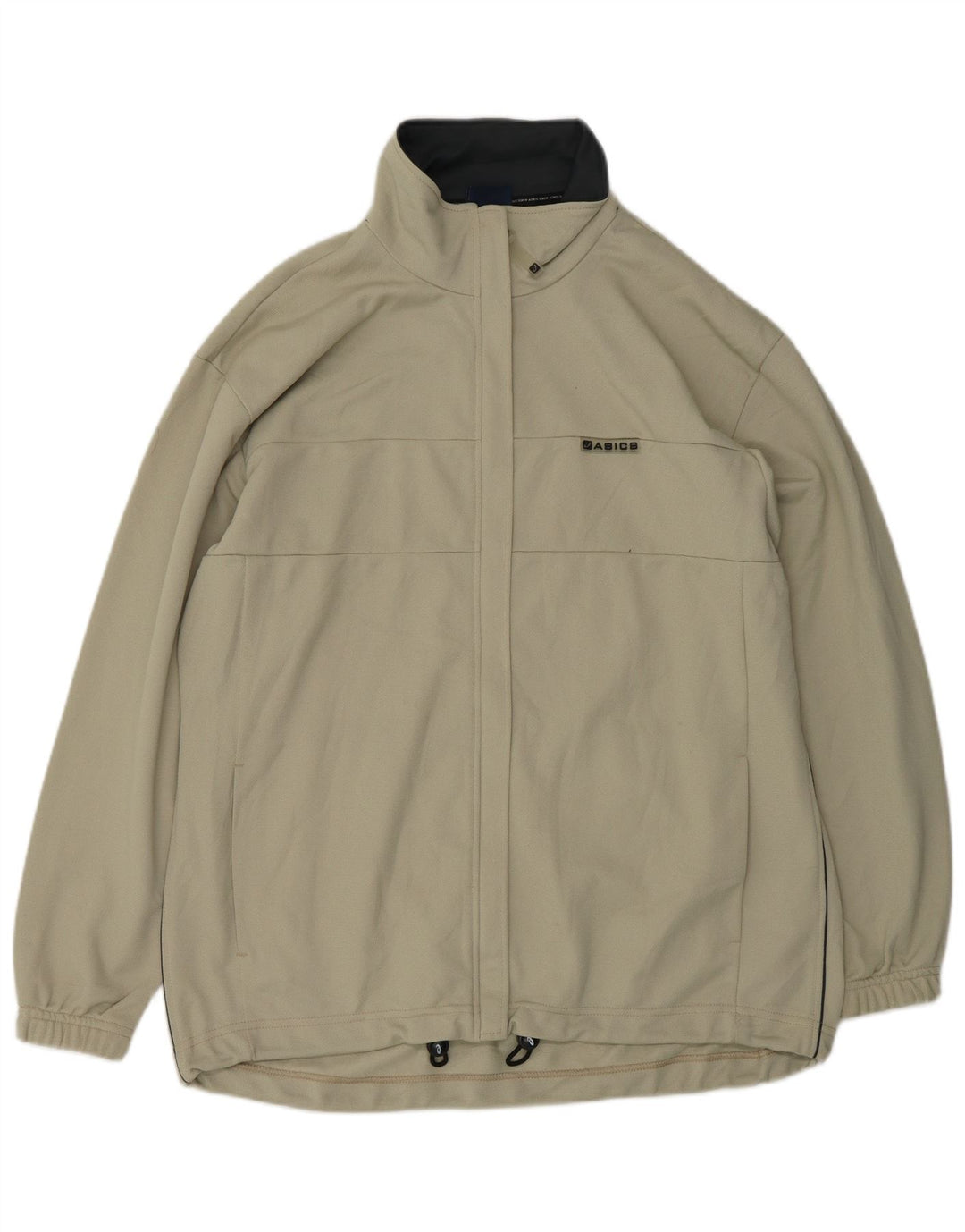Asics Womens Oversized træningsdragt Topjakke UK 18 XL Beige Polyester