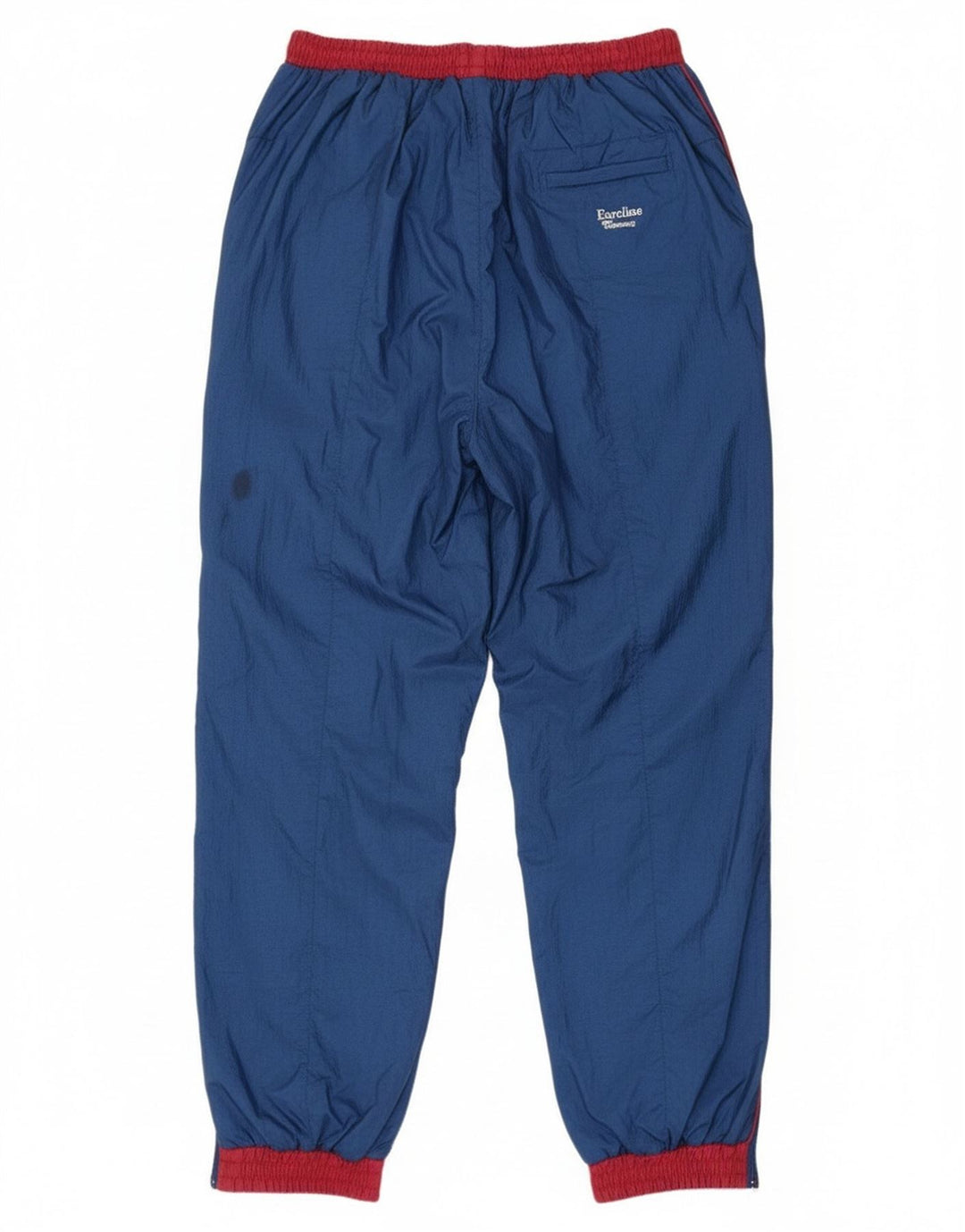 Vintage oversize hel træningsdragt til mænd Medium marineblå farveblok