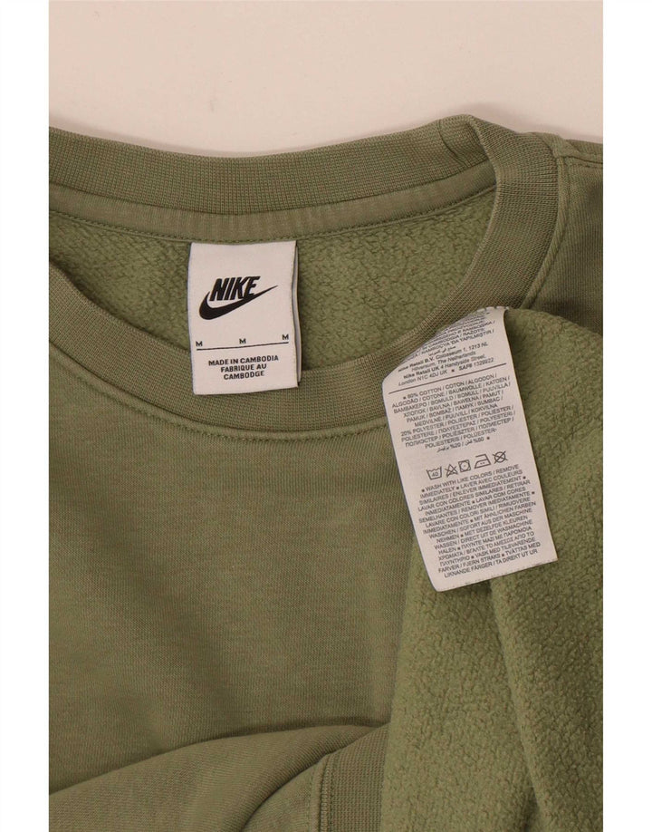 Nike Herre sweatshirt Jumper Medium Grøn Bomuld Sports