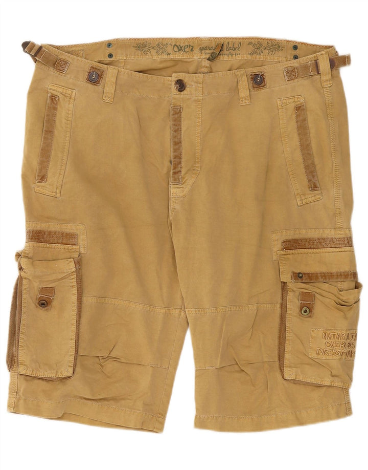 OXER Graphic Cargo Shorts til mænd W40 XL Beige
