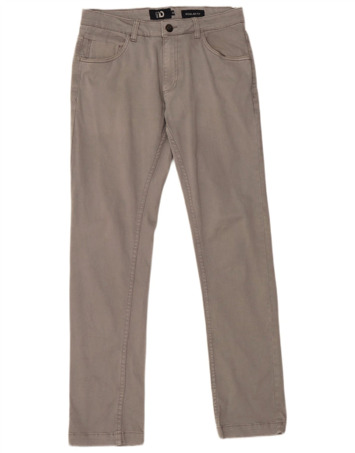 DACK'S Regular Fit Casual Bukser IT 46 Large W32 L31 Grå