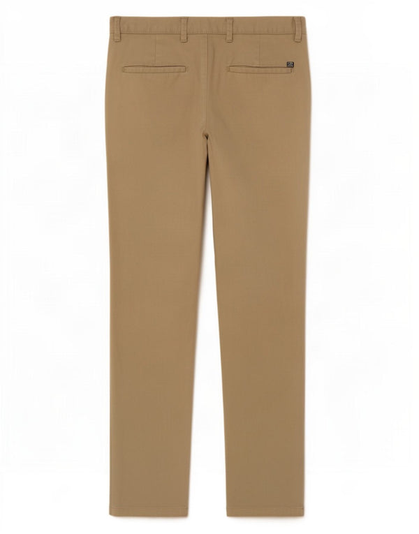 Zara Herre Slim Chino Bukser EU 36 XS W29 L27 Beige Bomuld