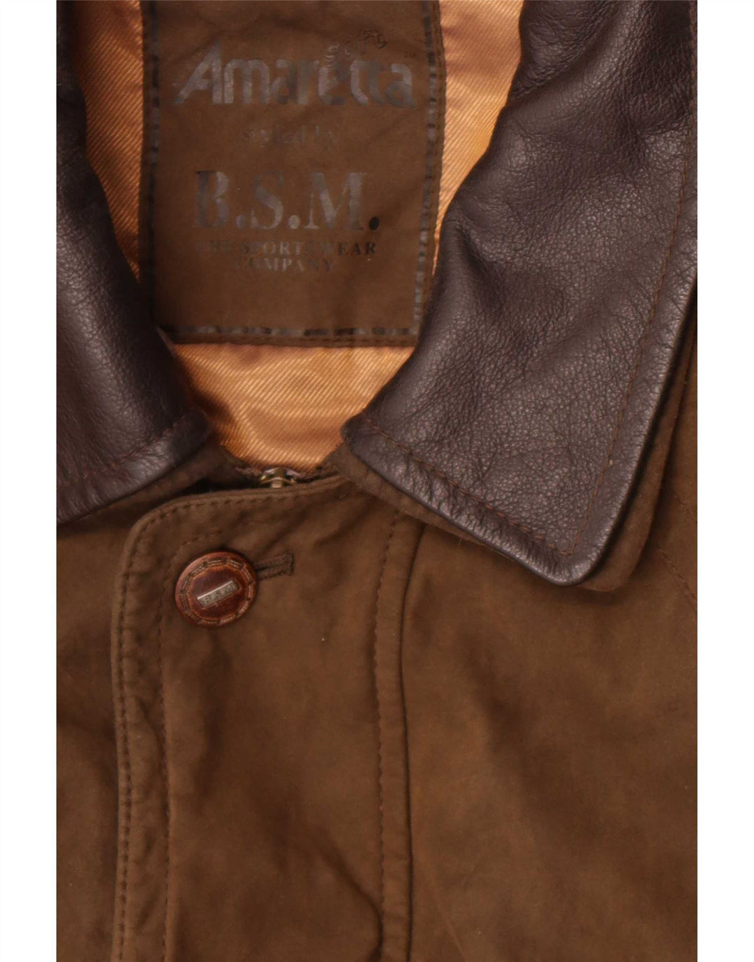 B.S.M Overfrakke til mænd UK 42 XL Khaki Polyamid
