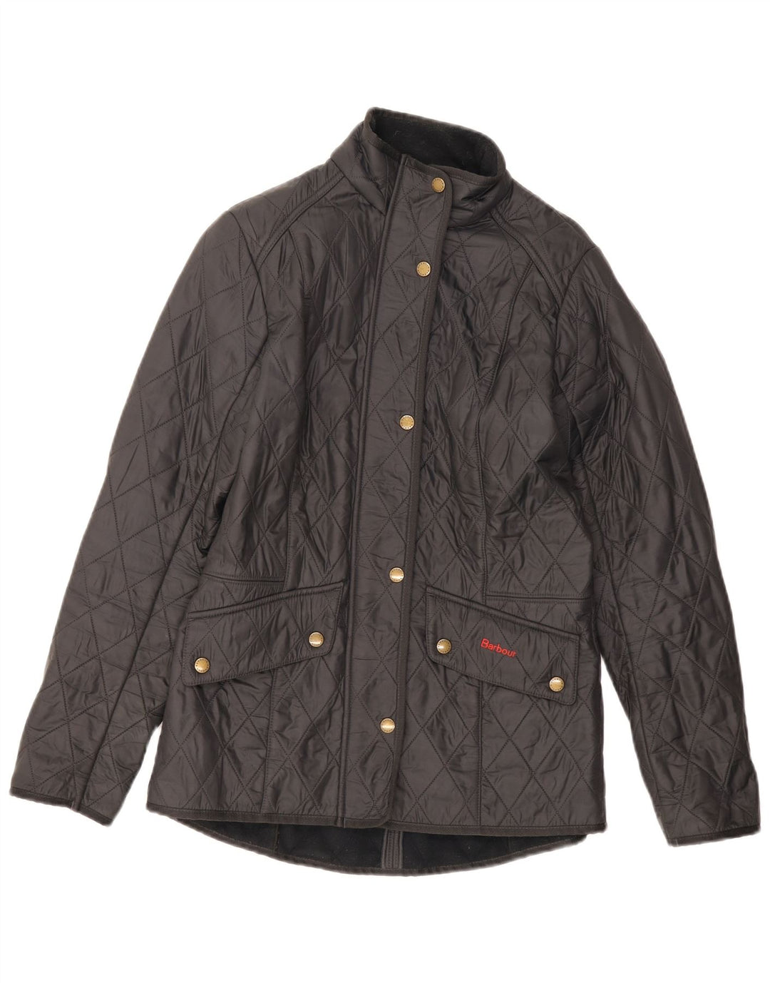 Barbour Quiltet jakke til kvinder UK 10 Small Black Classic