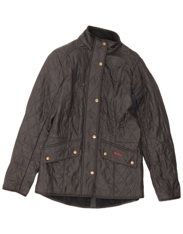 Barbour Quiltet jakke til kvinder UK 10 Small Black Classic