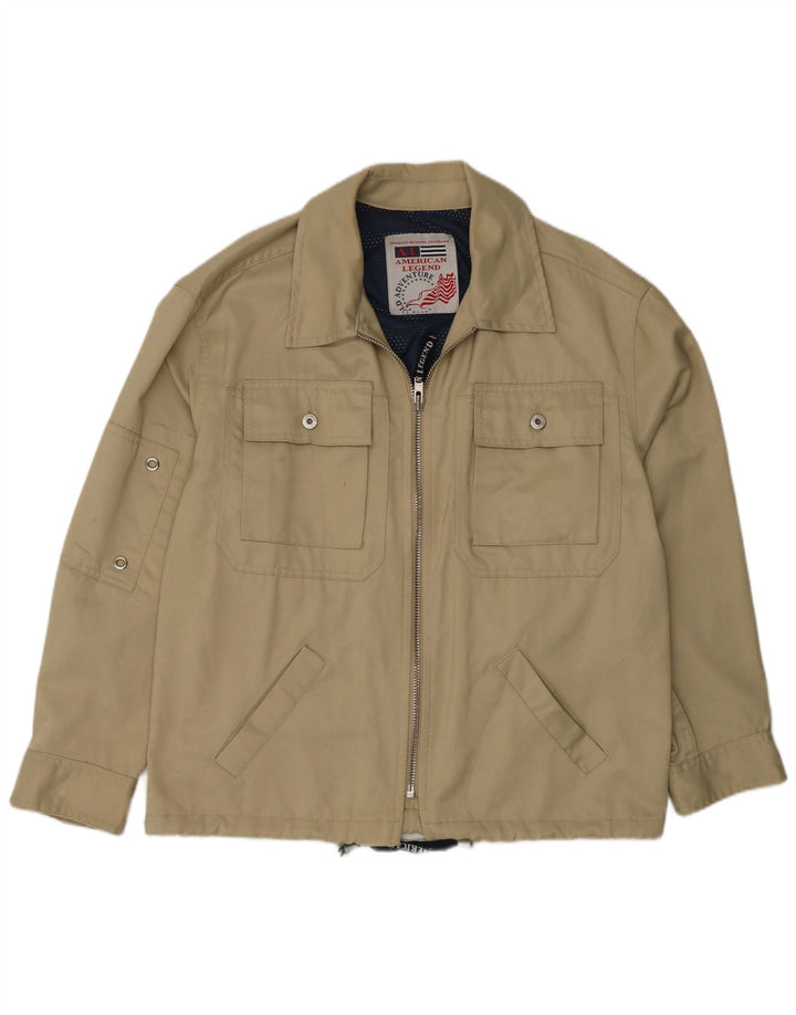 American Legend Herre Utility Jacket UK 38 Medium Beige Bomuld