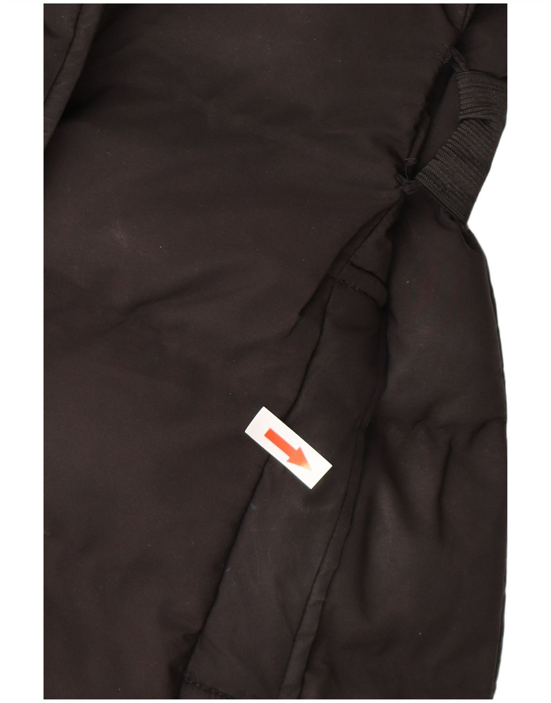 OASIS Polstret frakke med hætte til kvinder UK 12 Medium Sort Polyester