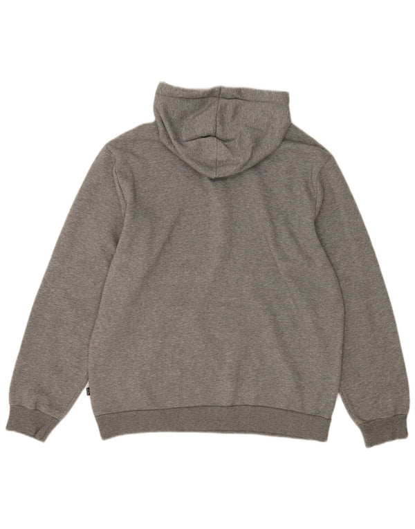 Puma Herre grafisk hættetrøje Jumper Medium Grey Flecked Bomuld