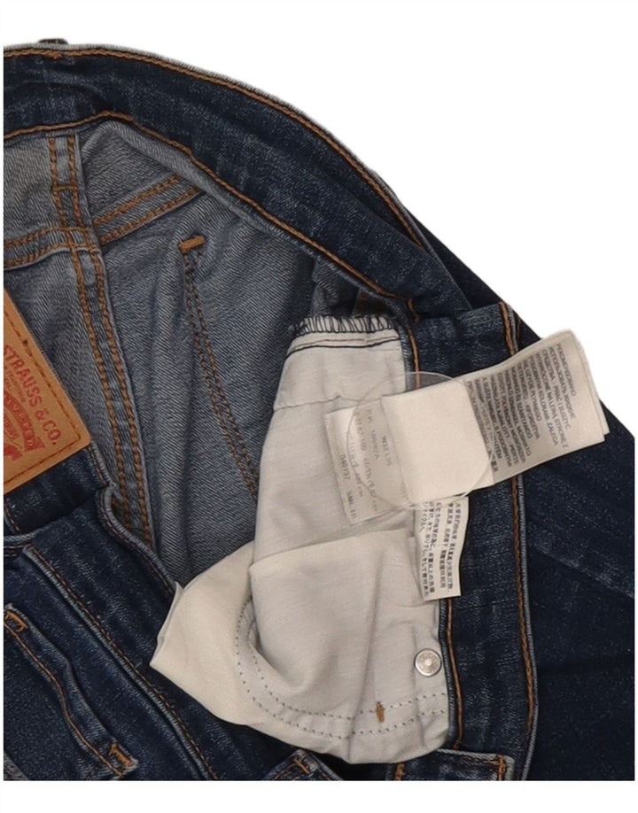Levi's skinny jeans til kvinder W32 L30 blå bomuld