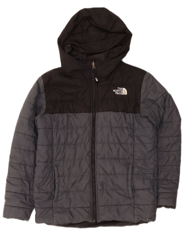 The North Face Boys Polstret hættejakke 11-12 år Grå