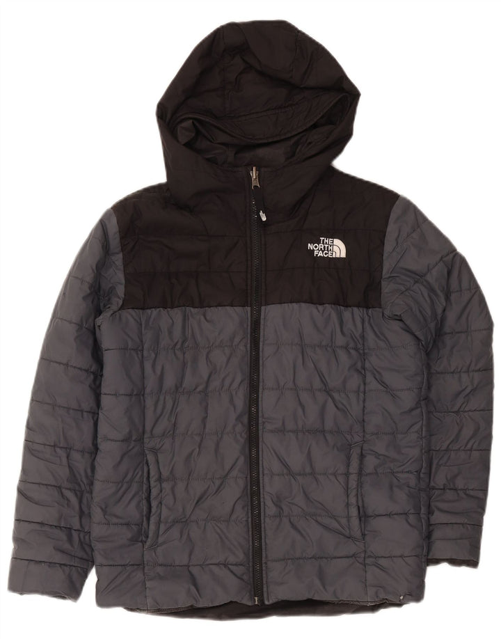 The North Face Boys Polstret hættejakke 11-12 år Grå