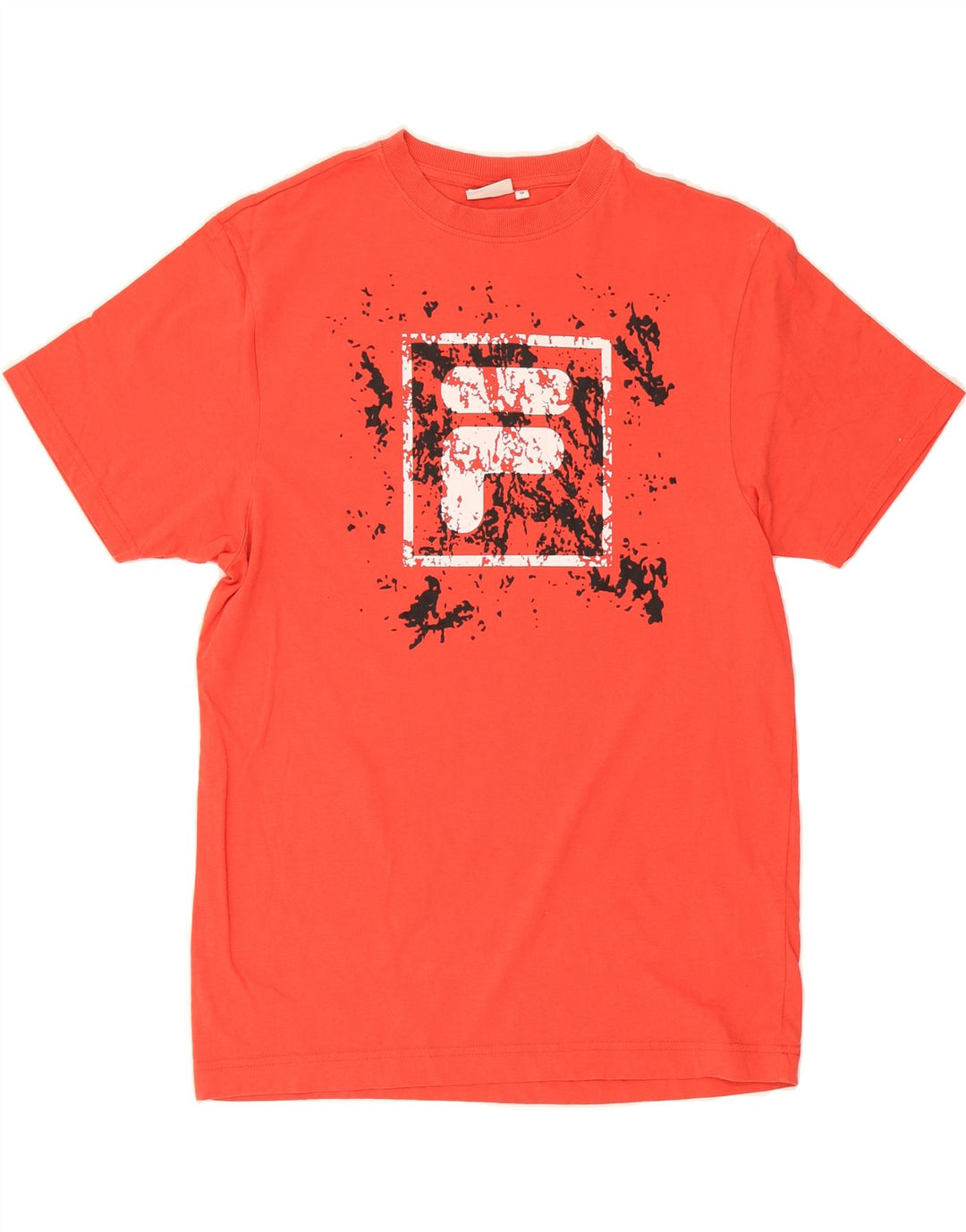 FILA Mens Graphic T-Shirt Top Small Red Cotton Vintage Fila and Second-Hand Fila from Messina Hembry 