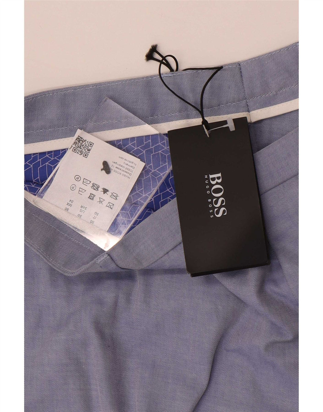 Hugo Boss Herre Slim Chino Bukser W34 L33 Blå