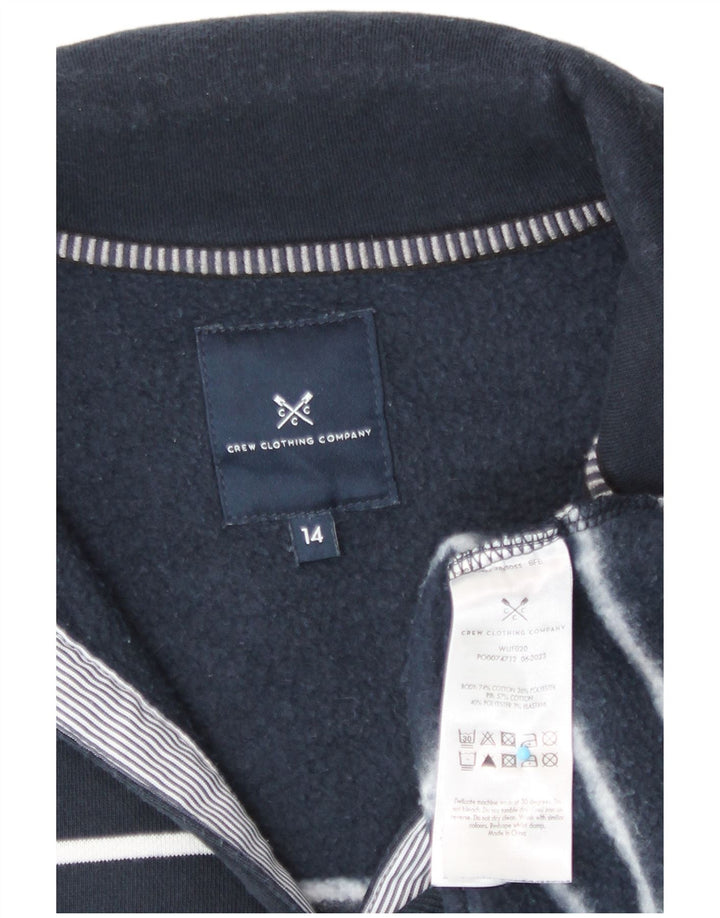 Besætningstøj Dame Sweatshirt Jumper UK 14 Medium Navy Blue Nautical