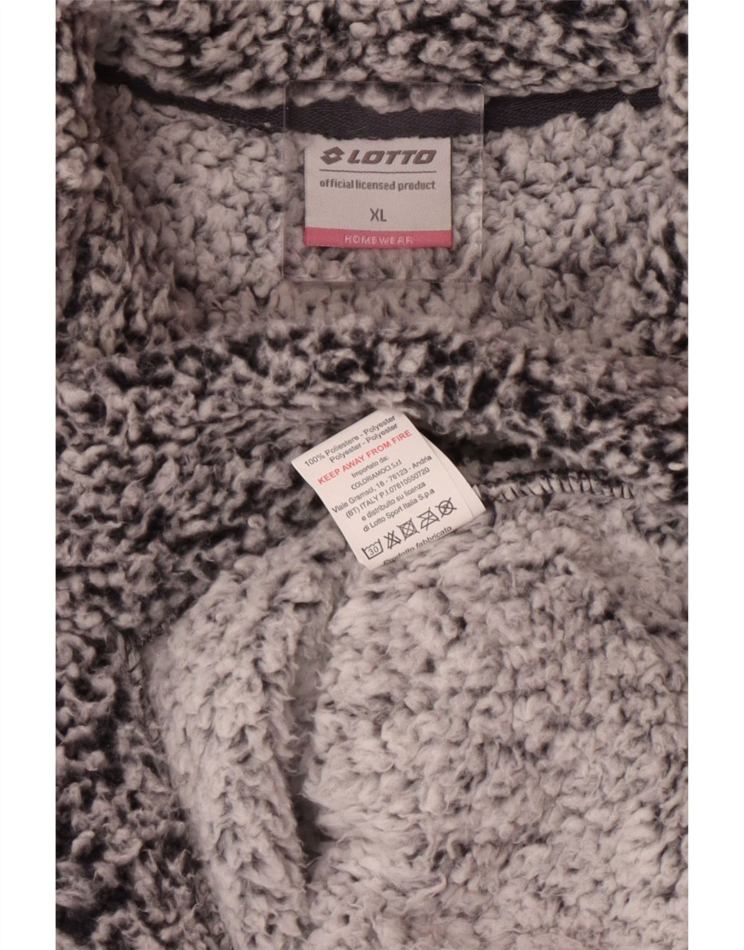 Lotto Dame Fleecejakke UK 18 XL Grå Colourblock Polyester