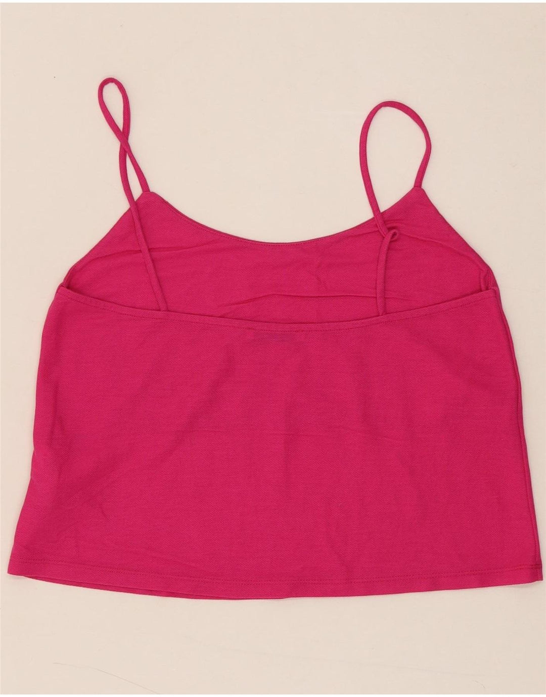 ZARA Womens Cami Top UK 12 Medium Pink Viscose Vintage Zara and Second-Hand Zara from Messina Hembry 