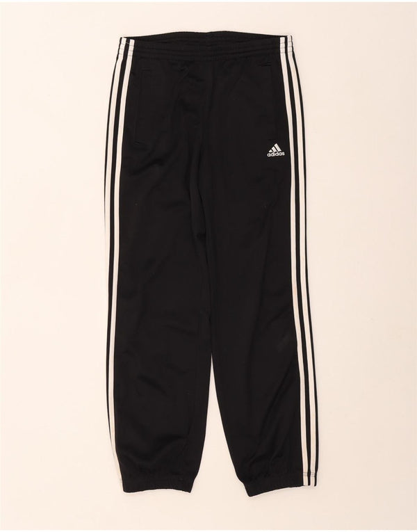 Adidas Drenge Træningsdragt Bukser Joggers 11-12 År Sort Polyester