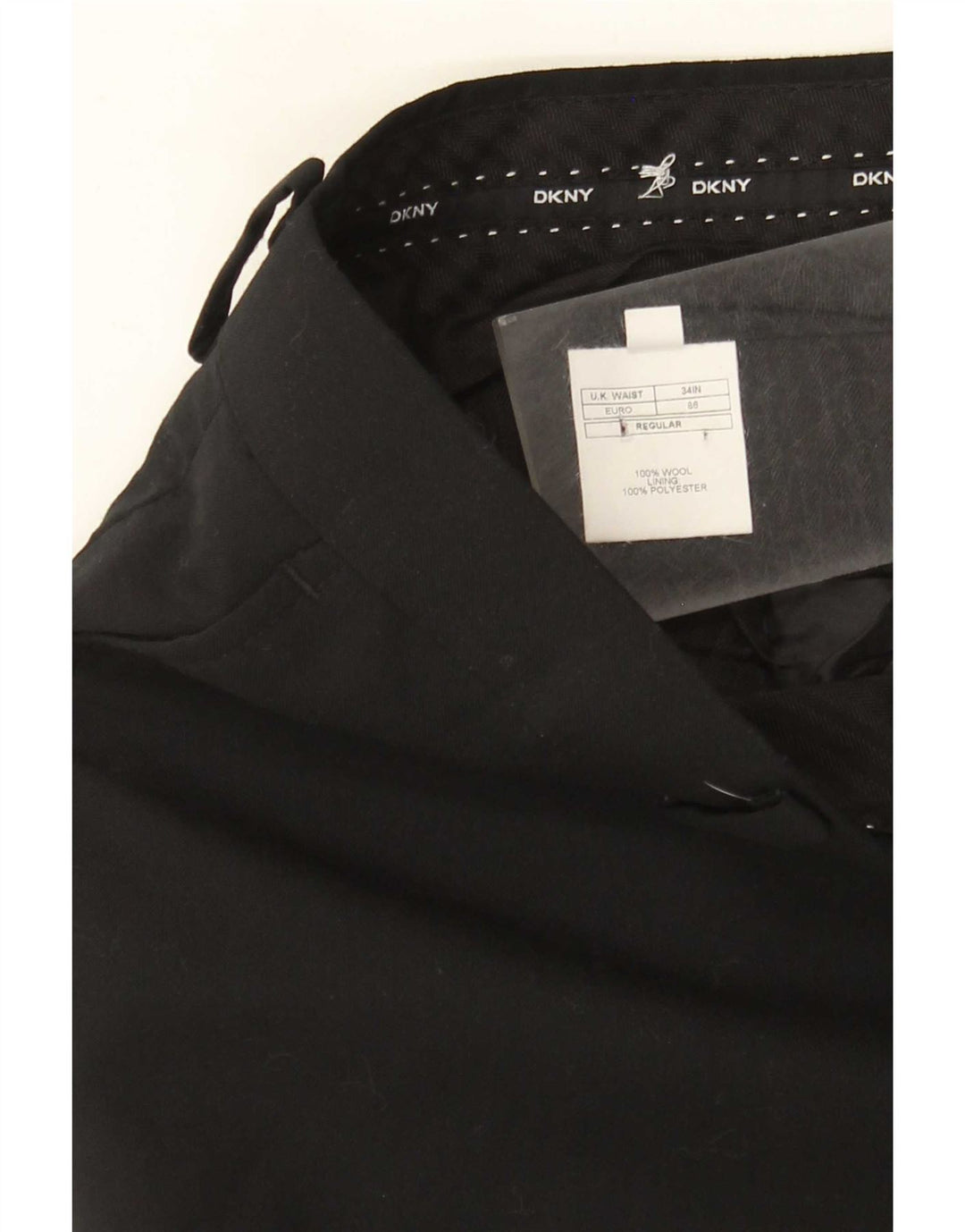 Dkny Herre Regular Casual Bukser W34 L31 Sort Uld